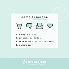 Arte combinando com o Convite - comprar online