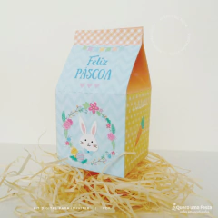 Caixinha de Leite de Páscoa - Kit Digital para Imprimir