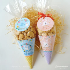 Cones de Páscoa - Kit Digital para Imprimir