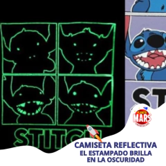 Camiseta premium Stitch (cuadros) - tienda online