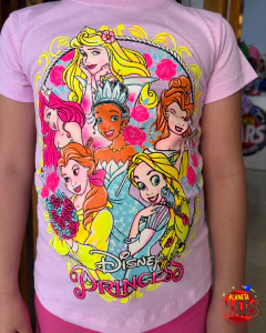 Remera reflectiva Princesas - comprar online