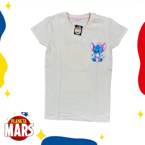 Remerón doble estampa nena Stitch - comprar online