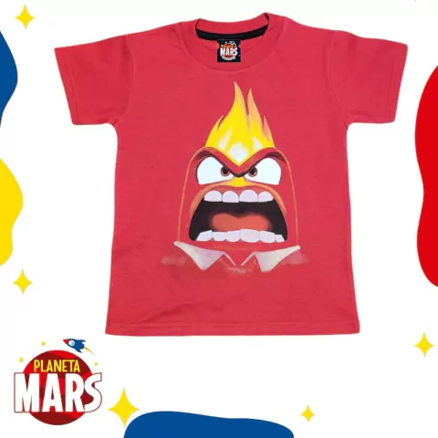 Remera premium Furia Intensamente (enojado)