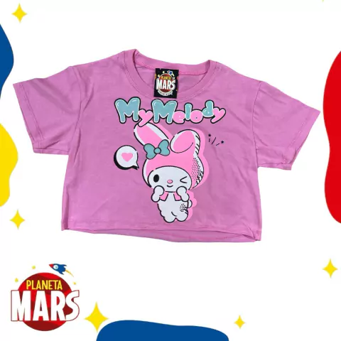 Pupera niña manga corta Melody rosa