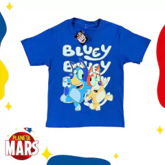 Remera premium Bluey Bingo (letras)