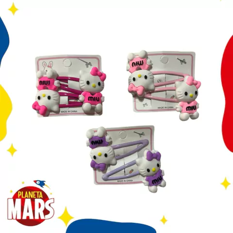 Hebillas Kitty x2 (Miu)