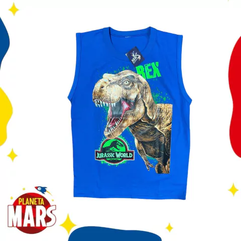 Musculosa común Dino Rex (logo)