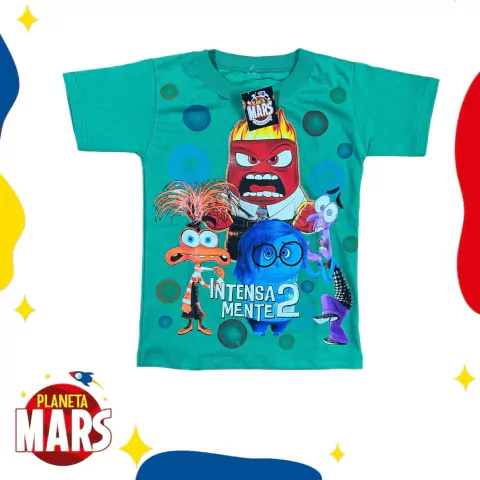 Remera común Intensamente (burbujas)