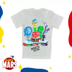 Remeron doble estampa nena Intensamente Salmon - comprar online