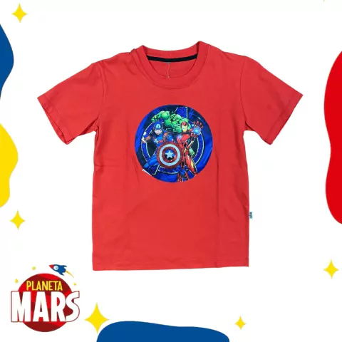 Remera con luces Avengers (A)