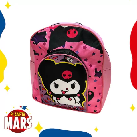 Mochila jardín con bolsillo Kuromi (estrella)