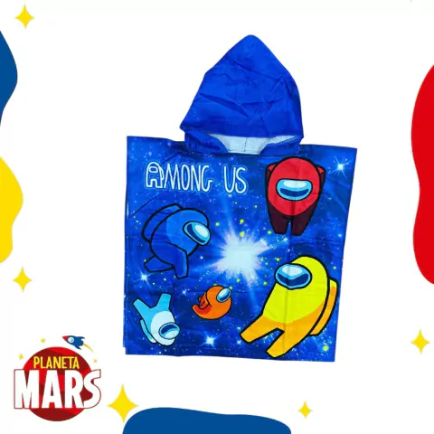 Ponchito de toalla Among us - comprar online