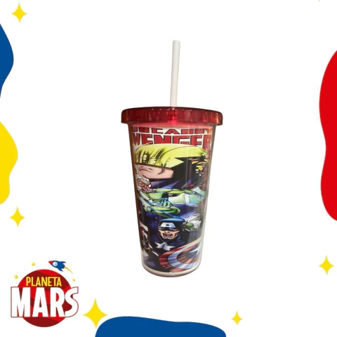 Vaso con sorbete Avengers - comprar online