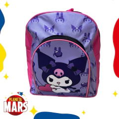 Mochila jardín con bolsillo Kuromi (moño) - comprar online