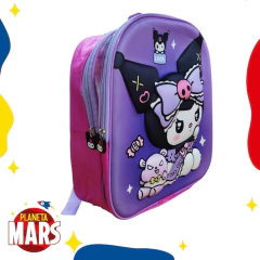 Mochila 3D jardín simple Kuromi (2 cierres) en internet