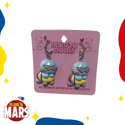 Aros colgantes Squirtle Pokemon - comprar online