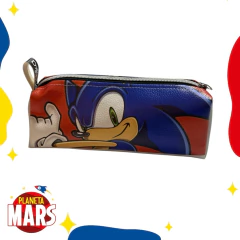 Cartuchera ecocuero Sonic (cara) - comprar online