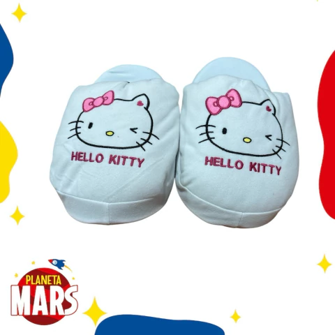 Pantuflones adulto Kitty (bordado) - comprar online