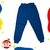 Babucha con friza lisa azul marino - comprar online