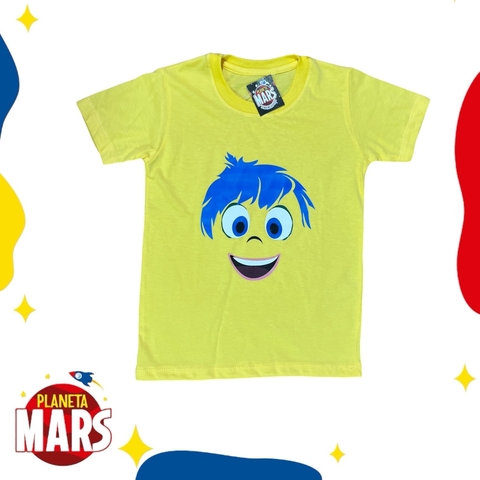 Remera premium Alegría Intensamente (Cara)