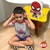Pijama premium verano Spiderman (tela araña)