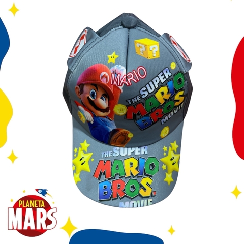 Gorra orejitas Mario Bros (saltando)