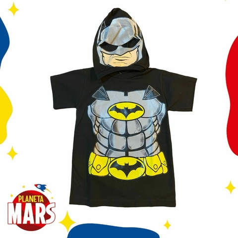 Remera con máscara Batman