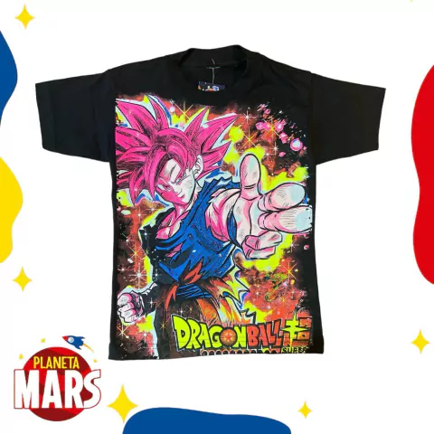 Remera reflectiva Dragon Ball (letras)