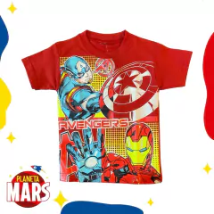 Remera reflectiva Avengers