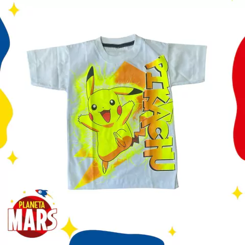 Remera reflectiva Pikachu (rayo)