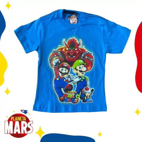Remera premium Mario Bros (Browser)