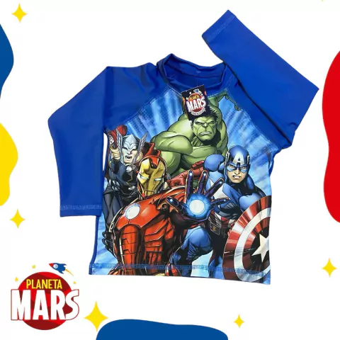 Camiseta con filtro uv Avengers (cuerpos)
