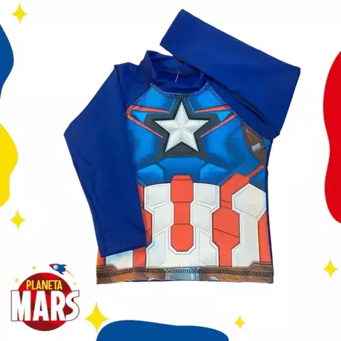 Camiseta uv Capitan América (2018)