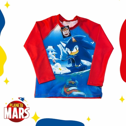 Camiseta con filtro uv Sonic