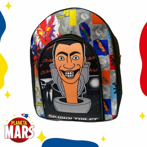 Mochila Jardín con bolsillo Skibidi Toilet