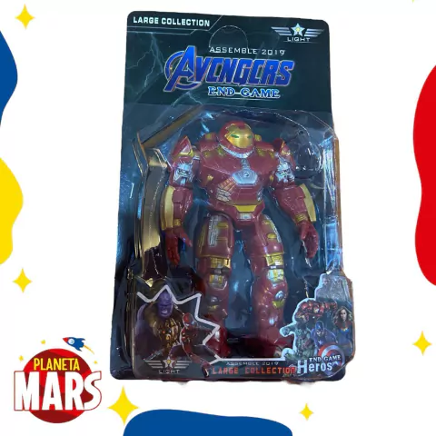 Muñeco con luz Traje Iron Man