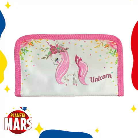 Cartuchera desplegable Unicornio