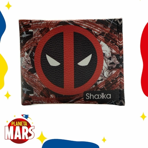 Billetera de ecocuero Deadpool (logo)