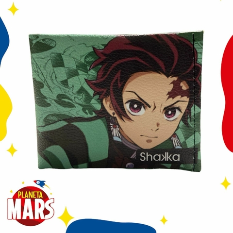 Billetera de ecocuero Tanjiro Demon Slayer (cara)