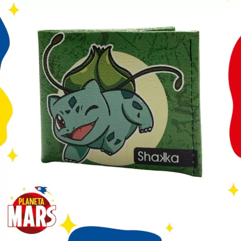 Billetera de ecocuero Bulbasaur Pokemon