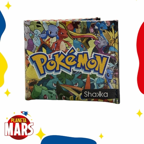 Billetera de ecocuero Pokemon (todos)
