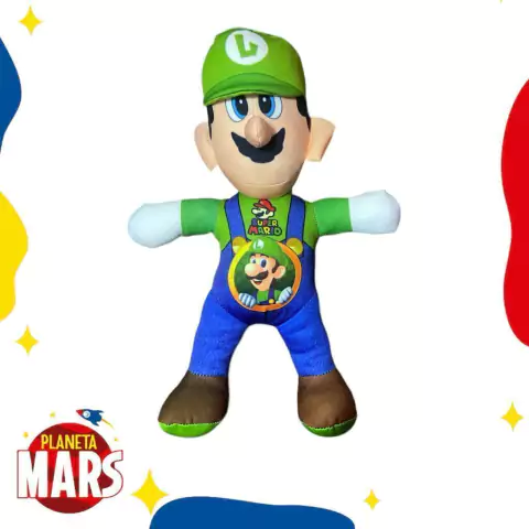 Muñeco sublimado Luigi Mario Bros