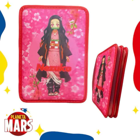 Cartuchera sublimada Nezuko (2 pisos)