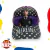 Gorra común Merlina (corazones)