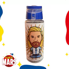 Botella Eco cuero Messi (sol)