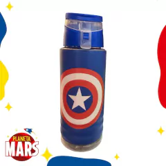 Botella Eco cuero Capitan America