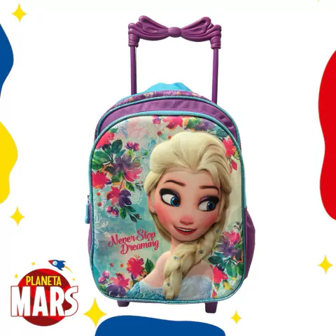 Mochila con carrito 14pl Frozen Elsa