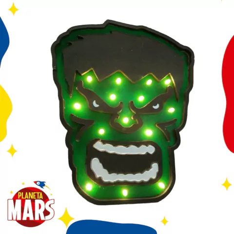 Velador LED Hulk