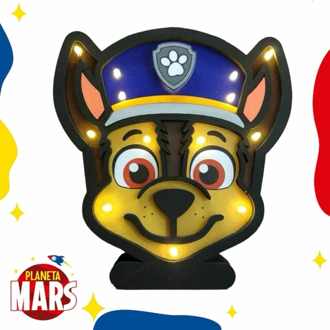 Velador LED Paw Patrol Chase