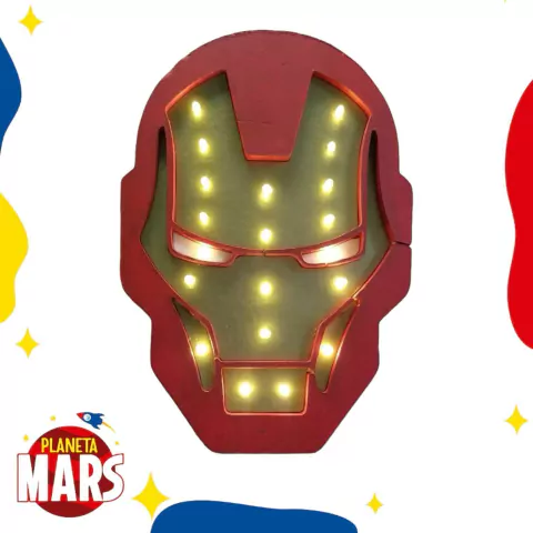 Velador LED Iron Man